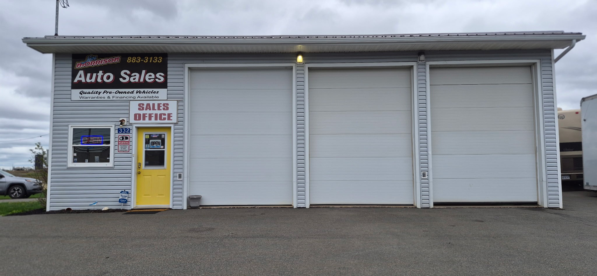 Jim Morrison Auto Sales Shop Front